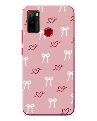 Чехол для Ulefone Note 10 с картинкой «Сердца и банты» Чехол для Ulefone Note 10 с картинкой «Сердца и банты»