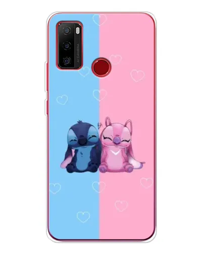 Чехол для Ulefone Note 10 с картинкой «Stitch и Angel Love»