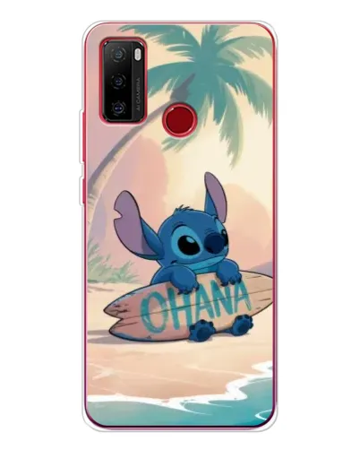Чехол для Ulefone Note 10 с картинкой «Стич на серфе»