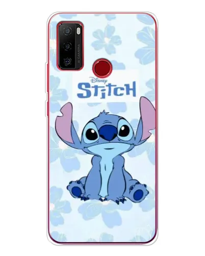 Чехол для Ulefone Note 10 с картинкой «Stitch среди цветов»