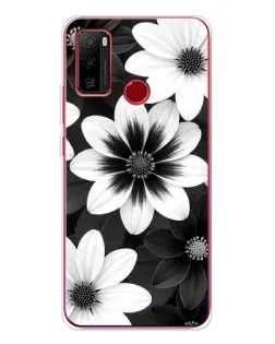 Чохол для Ulefone Note 10 з картинкою «Монохромні айстри»