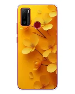 Чохол для Ulefone Note 10 з картинкою «Золоті пелюстки»