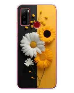 Чохол для Ulefone Note 10 з картинкою «Соняшник та ромашка»