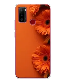 Чохол для Ulefone Note 10 з картинкою «Помаранчеві гербери»