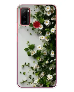 Чохол для Ulefone Note 10 з картинкою «Гілка дрібних білих квітів»