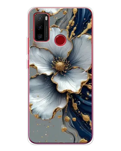 Чохол для Ulefone Note 10 з картинкою «Біла квітка та золотий флюїд» Чохол для Ulefone Note 10 з картинкою «Біла квітка та золотий флюїд»