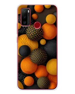 Чехол для Ulefone Note 10 с картинкой «Объемные оранжевые сферы» Чехол для Ulefone Note 10 с картинкой «Объемные оранжевые сферы»