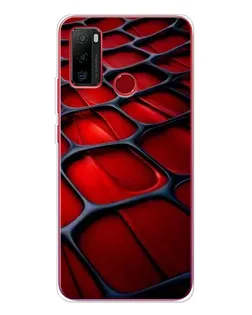 Чехол для Ulefone Note 10 с картинкой «Красная глянцевая сетка» Чехол для Ulefone Note 10 с картинкой «Красная глянцевая сетка»