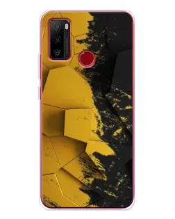 Чехол для Ulefone Note 10 с картинкой «Золотые осколки геометрии» Чехол для Ulefone Note 10 с картинкой «Золотые осколки геометрии»