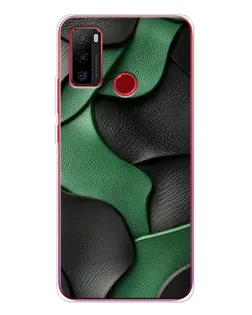 Чехол для Ulefone Note 10 с картинкой «Зеленые кожаные волны» Чехол для Ulefone Note 10 с картинкой «Зеленые кожаные волны»
