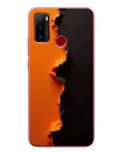 Чехол для Ulefone Note 10 с картинкой «Оранжевый разлом» Чехол для Ulefone Note 10 с картинкой «Оранжевый разлом»