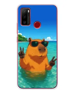 Чохол для Ulefone Note 10 з картинкою «Морська капібара»