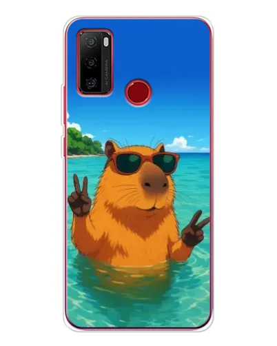 Чохол для Ulefone Note 10 з картинкою «Морська капібара»