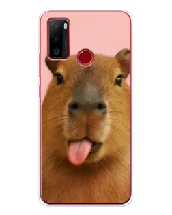 Чохол для Ulefone Note 10 з картинкою «Капібара з язиком»