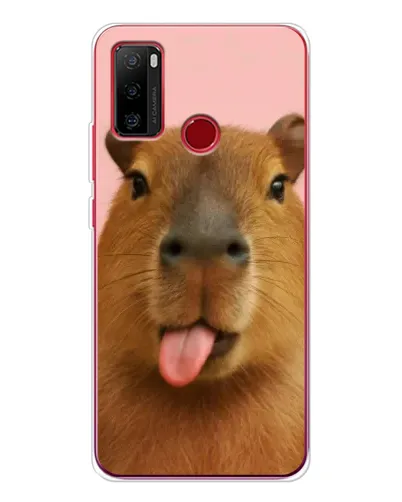 Чохол для Ulefone Note 10 з картинкою «Капібара з язиком»