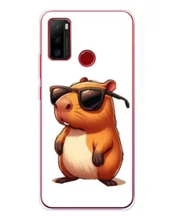 Чохол для Ulefone Note 10 з картинкою «Капібара в окулярах»