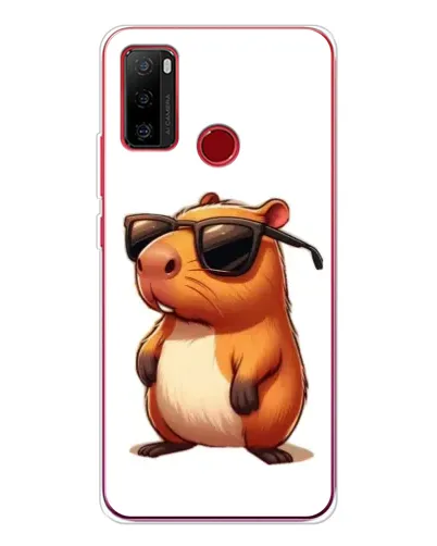 Чохол для Ulefone Note 10 з картинкою «Капібара в окулярах»