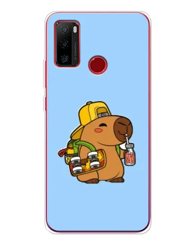 Чохол для Ulefone Note 10 з картинкою «Капібара на скейті»