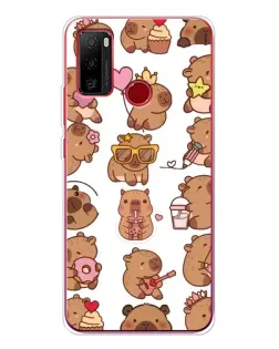 Чохол для Ulefone Note 10 з картинкою «Стікерпак з капібарами»