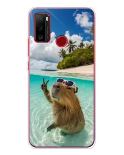 Чохол для Ulefone Note 10 з картинкою «Капібара на морі»