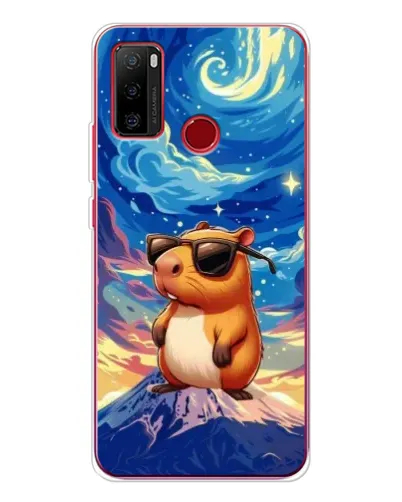 Чохол для Ulefone Note 10 з картинкою «Капібара Ван Гога»