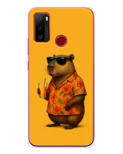 Чохол для Ulefone Note 10 з картинкою «Капібара на відпочинку»