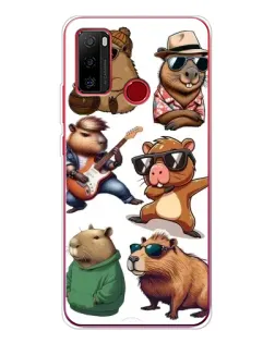 Чохол для Ulefone Note 10 з картинкою «Круті капібари музиканти»