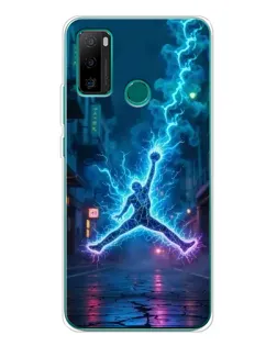 Чехол для Ulefone Note 10P с картинкой «Jordan Gold Jumpman»