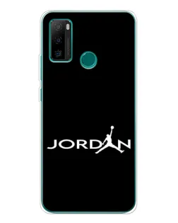 Чехол для Ulefone Note 10P с картинкой «Jordan White Logo»