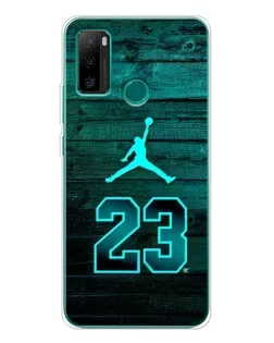 Чехол для Ulefone Note 10P с картинкой «Jordan Cyan 23»