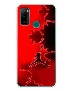 Чехол для Ulefone Note 10P с картинкой «Jordan Red Smoke»