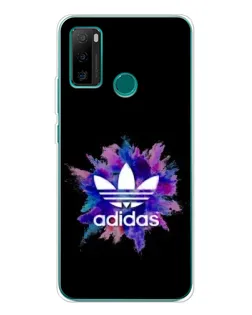 Чехол для Ulefone Note 10P с картинкой «Взрыв красок Adidas»