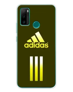 Чехол для Ulefone Note 10P с картинкой «Оливковый градиент Adidas»