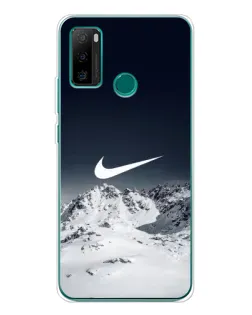 Чехол для Ulefone Note 10P с картинкой «Nike — зимние горы»