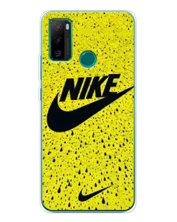 Чехол для Ulefone Note 10P с картинкой «Желтый текстурный Nike»