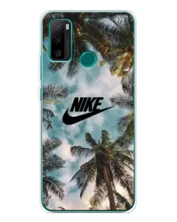 Чехол для Ulefone Note 10P с картинкой «Тропический принт Nike»