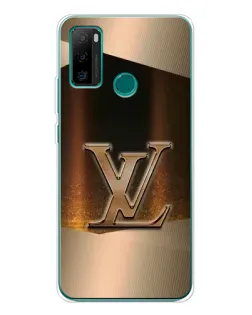 Чехол для Ulefone Note 10P с картинкой «LV — золотое сияние»