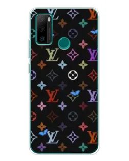 Чехол для Ulefone Note 10P с картинкой «Цветная монограмма LV»