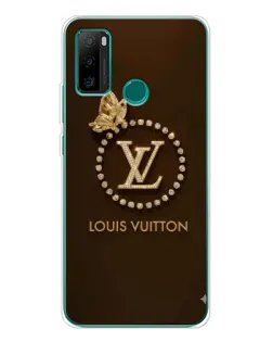 Чехол для Ulefone Note 10P с картинкой «LV — золотая печать»