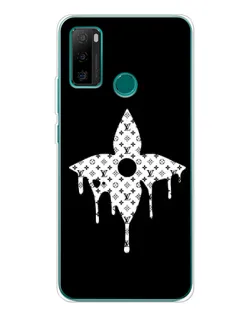Чехол для Ulefone Note 10P с картинкой «Цветочная монограмма»