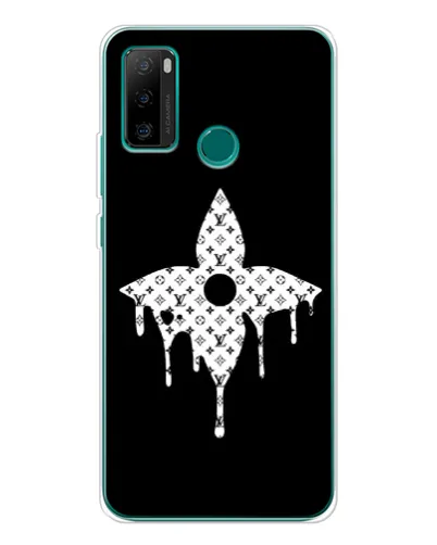 Чехол для Ulefone Note 10P с картинкой «Цветочная монограмма» Чехол для Ulefone Note 10P с картинкой «Цветочная монограмма»