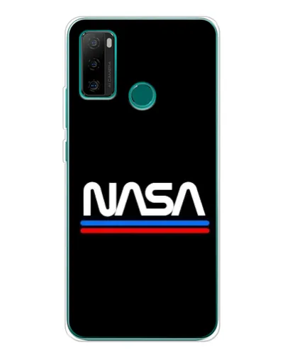Чехол для Ulefone Note 10P с картинкой «NASA — классика Red Blue»