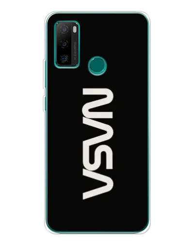 Чехол для Ulefone Note 10P с картинкой «NASA — вертикальный логотип»