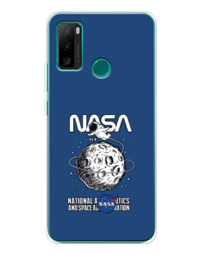 Чехол для Ulefone Note 10P с картинкой «NASA — лунная миссия»