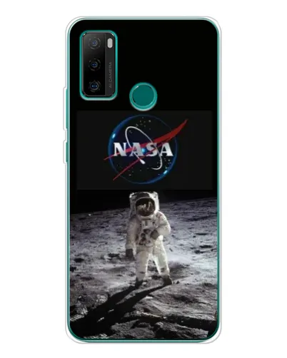 Чехол для Ulefone Note 10P с картинкой «Астронавт на Луне»