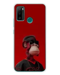Чехол для Ulefone Note 10P с картинкой «Bored Ape в красном» Чехол для Ulefone Note 10P с картинкой «Bored Ape в красном»