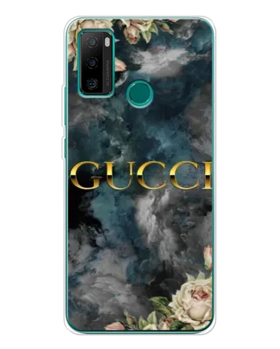 Чохол для Ulefone Note 10P з картинкою «Абстрактні квіти Gucci»