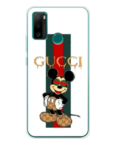 Чохол для Ulefone Note 10P з картинкою «Міккі Маус Gucci — смуги»