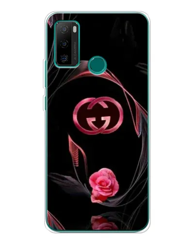 Чохол для Ulefone Note 10P з картинкою «Gucci — неонова троянда»