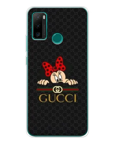 Чохол для Ulefone Note 10P з картинкою «Мінні Маус Gucci — чорний»